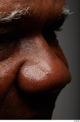 Face Skin Man Black Chubby Wrinkles Studio photo references